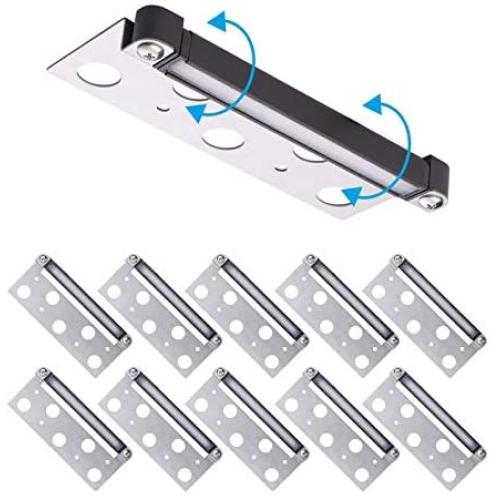 JOMITOP LED Hardscape Light 7 Inch, 1.5W Deck Step Light, Warm White 2700K, 12V Low Voltage AC/DC, Paver Wall Light, Garden Pathway Light Outdoor IP65 Waterproof 10 Pack