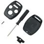 Olivine Auto 4 Buttons Key Fob Casing for Honda Accord Civic Ex Pilot Keyless Entry Remote Key Shell (Only Key Shell Without Blade)(4Button-1PCS)