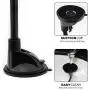 IPOW Long Arm Universal Magnetic Cradle Windshield Dashboard Cell Phone Mount Holder with 4 Metal Plates, Soft Firm Goose Arm and Enhanced Suction Cup