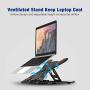 Besign Adjustable Laptop Stand, Ergonomic Riser Notebook Computer Holder Stand Compatible with Air, Pro, Dell XPS, HP, Lenovo More 10-15.6'' Laptops, Black