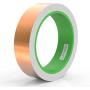 LLPT Copper Foil Tape 1” x 33 Feet 3.15 Mil Dual Conductive Mult Sizes for EMI Shielding Stained Glass Circuit Crafts Slug Moss Repellent Electrical Repairs Grounding Strong Adhesive (CF250)