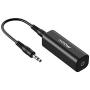 Mpow Ground Loop Noise Isolator for Car Audio/Home Stereo System with 3.5mm Audio Cable (Black)