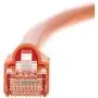 InstallerParts Ethernet Cable CAT6A Cable UTP Booted 75 FT - Orange - Professional Series - 10Gigabit/Sec Network/High Speed Internet Cable, 550MHZ