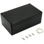 LeMotech ABS Plastic Electrical Project Case Power Junction Box, Project Box Black 7.87 x 4.72 x 2.95 inch (200 x 120 x 75 mm)