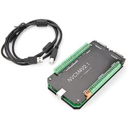 CNC Controller NVCM 4 CNC Controller MACH3 USB Interface Board Card Remote Hand Controller for Stepper Motor