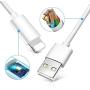 DESOFICON for iPhone Charger, [Apple MFi Certified] Lightning Cable 2 Pack 3FT Fast Charging Data Sync Transfer Cord & 2 Pack USB Wall Charger Travel Plug Compatible with iPhone 12/11/XS/XR/X 8 7/iPad