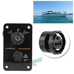 Qiilu Main Ignition 12V Key Switch Assy Single Key Switch Panel Assembly for Yamaha Outboard Yacht 704-82570-12-00 704-82570-11-00