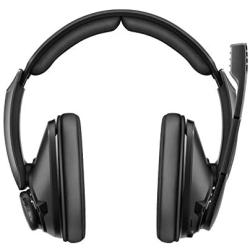 Sennheiser GSP 370 Over-Ear Wireless Gaming Headset, Low-Latency Bluetooth,Noise-Cancelling Mic, Flip-to-Mute, Audio Presets - PC, Mac, Windows, and PS4 Compatible - Black