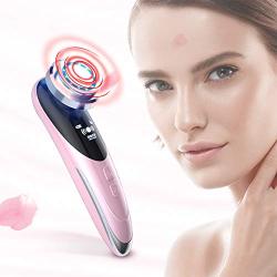 Facial body beauty Massager - 7 in 1 Face Deep cleansing and moisturizing LED Blue & Red Light Wave phototherapy rejuvenation - warm Lift & Firm Tighten Skin, Anti Wrinkles & fat deposits - eye care