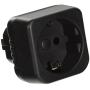 VCT Electronics VP13 Converts European/German Shucko plugs To USA Outlet Plug Adapter VCT Electronics VP13 Converts European/German Shucko plugs To USA Outlet Plug Adapter