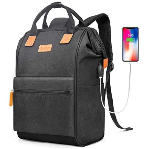 BRINCH Laptop Backpack 15.6 Inch Wide Open Computer Backpack Laptop Bag College Rucksack Water Resistant Business Travel Backpack Multipurpose Casual Daypack with USB Charging Port for Women Men,Black BRINCH Laptop Backpack 15.6 Inch Wide Open Computer Backpack Laptop Bag College Rucksack Water Resistant Business Travel Backpack Multipurpose Casual Daypack with USB Charging Port for Women Men,Black