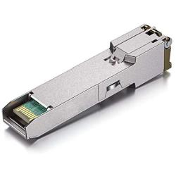 10/100/1000Base-T Copper SFP, Auto-Negotiation SFP to RJ45 Mini-GBIC Transceiver, Compatible with Cisco GLC-T/SFP-GE-T, Pack of 10