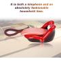 Corded Phone,Home Phone WX-3203# Multi-Functional Large Tongue Shape Telephone Desk Phone Home Decoration Red