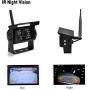 Rimoody Wireless Backup Camera Kit with 7” Monitor for Car 12-24V Trucks,Cars,SUVs,Vans,Campers Reverse Rear View Camera Night Vision Waterproof Vehicle Backup Camera Parking System with Car Charger