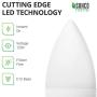 Sunco Lighting 6 Pack B11 LED Candelabra Bulb, Dusk-to-Dawn, 5W=40W, 2700K Soft White, 450 LM, E12 Base, Outdoor Decorative Light for Sconces - UL