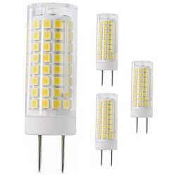 All-New G8 Led Bulb, 75W Halogen Bulb Replacement, Dimmable 7W G8 Led Lamps, G8 Bi-pin Base Bulb, AC120V 720lm, Under Cabinet Counter Light, Kitchen Lighting and Puck Lights,Daylight White 4pack