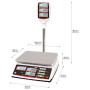 VisionTechShop TVP-12P Price Computing Scale with Pole Display, Lb/Oz/Kg Switchable, 12lb Capacity, 0.002lb Readability, NTEP Legal for Trade