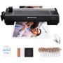 5 in 1 Blusmart Laminator Set, A4, Trimmer, Corner Rounder, 20 Laminating Pouches, Photo Frames, Black