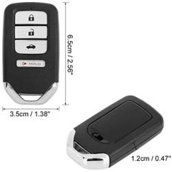 X AUTOHAUX Replacement Keyless Entry Remote Car Key Fob 433Mhz 72147-TBA-A01 for Honda Civic 2016-2019