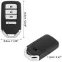 X AUTOHAUX Replacement Keyless Entry Remote Car Key Fob 433Mhz 72147-TBA-A01 for Honda Civic 2016-2019