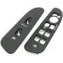 Red Hound Auto Replacement Power Window Bezel Set compatible with Dodge Ram Driver & Passenger Side Dark Gray