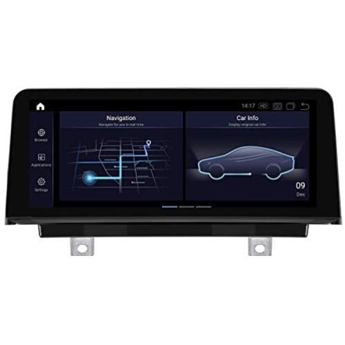 PEMP Android 10.0 car Stereo 10.25 inchs IPS Touch Screen Qualcomm 8core 4GB Ram and 64GB ROM Car Play Android auto Head Unit for BMW F30 F20(2012-2017) NBT (8 Core 4G+64G)