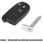 X AUTOHAUX Replacement Keyless Entry Remote Car Key Fob 433Mhz for Dodge Journey