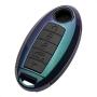 TANGSEN Smart Key Fob Case Green to Purple Optically Variable Cover for INFINITI JX35 Q50 Q60 QX56 QX60 QX80 for NISSAN ALTIMA ARMADA MAXIMA MURANO PATHFINDER ROGUE 5 Button Keyless Entry Remote