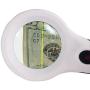 GemOro iView LED Magnifier with Built-In Light, White