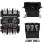 Migro 3 Pole, 40 Amps, 110/120 VAC Coil Heavy Duty AC Contactor Replaces Virtually All Residential 3 Pole Models