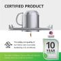 Sunco Lighting 6 Pack 6 Inch New Construction Housing, Air Tight IC Rated Aluminum Can, 120-277V, TP24 Connector Included for Easy Install - UL & Title 24 Compliant