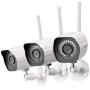 Zmodo Wireless Security Camera System, Smart Home HD Indoor Outdoor WiFi IP Cameras with Night Vision (3 Pack)