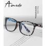 AIMADE Unisex Blue Light Blocking Glasses Blue Filter Computer Glasses (Anti Eye Eyestrain) Gaming Glasses for Women Man (3pc-Leopard-Leopard-Black)
