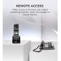 RCA 25255RE2 2-Line Phone System with Digital Answering System - Corded Speakerphone and DECT 6.0 Cordless Handset Bundle with Blucoil 6 AAA Batteries