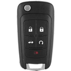 SCITOO 1PC OHT01060512 Keyless Entry Remote Flip Key Shell for Chevy 2003-2006 Buick Encore Allure LaCrosse