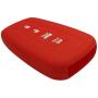 Coolbestda 2Pcs 4 Buttons Key Fob Cover Skin Remote Case Keyless Entry Jacket Shell for 2018 Toyota Camry C-HR Prius HYQ14FBC Red Blue