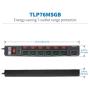 Tripp Lite 7 Outlet (6 Individually Controlled) Surge Protector Power Strip, 6ft Cord, Black, Lifetime Limited Warranty & $25K INSURANCE (TLP76MSGB)