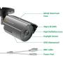 CCTV Security Camera System, Jennov 8CH H.264+ Home Surveillance Security DVR Kit with 1TB HDD, 4PCS 5MP Outdoor Bullet Cameras Waterproof,Audio Recording,Email Alert,24/7 Home Business Monitoring