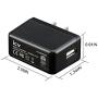 icv USB Wall Charger – 5V 2A AC Power Adapter with US Plug for Phone, Tablet and Other Related USB Powered Devices Small and Lightweight – Designed for Safety