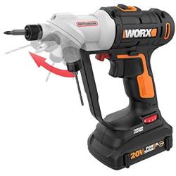 WORX Switchdriver 2-in-1 Cordless Drill and Driver with Rotating Dual Chucks and 2-Speed Motor with Precise Electronic Torque Control – WX176L