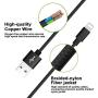 RoFI Compatible Phone Cable, [2Pack] 2FT Nylon Braided Fast Charging USB Cord Replcement for Phone X 8 8 Plus 7 7 Plus 6s 6s Plus 6 6 Plus 5 5S 5C SE Pad Air Mini and More (2 Pack Black, 2 FT)