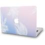 KECC Laptop Case Compatible with MacBook Pro 13'' (2021/2020/2019/2018/2017/2016) Plastic Hard Shell Cover A2338 M1 A2289 A2251 A2159 A1989 A1706 A1708 Touch Bar (Blue Feather)