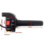 Motorcycle Quick Action Throttle with Kill Switch & Starter Button for 7/8'' Bars