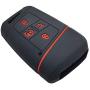 2Pcs Coolbestda Compatible with 2021 2020 2019 VW Volkswagen Tiguan Atlas Jetta Passat Golf Alltrack Push Start Key Fob Sleeve Pouch Case Keyless Entry Protector (Key in ignition OR Flip Key NOT FIT)