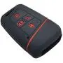 2x Coolbestda Rubber Push Start 4buttons Key Fob Glove Protector Case Holder for 2021 2020 2019 VW Volkswagen Tiguan Atlas Jetta Passat Golf Alltrack (Key in ignition OR Flip Key NOT FIT)