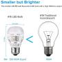 SANSI 9W(100w Equivalent) A15 LED Bulbs, ETL Listed, 900-1000lm Daylight 5000K LED Light Bulbs, 6-Pack