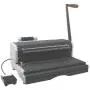 Akiles Coilmac-ER 41 Plus Manual Coil Punch with Electric Coil Inserter, Special 4 x 5mm Oval Holes, Fully Disengageable Pins, Letter 4:1 pitch (0.248''), Extended Single Punching Length (13'')