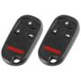Key Fob Shell Case for Honda Accord/Acura TL 1998 1999 2000 2001 2002 (KOBUTAH2T), Set of 2 Key Fob Shell Case for Honda Accord/Acura TL 1998 1999 2000 2001 2002 (KOBUTAH2T), Set of 2