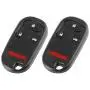 Key Fob Shell Case for Honda Accord/Acura TL 1998 1999 2000 2001 2002 (KOBUTAH2T), Set of 2