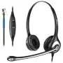Wantek Phone Headset with Microphone Noise Cancelling, RJ9 Telephone Headsets Compatible with Cisco Office Phones 7940 7942 7945 7960 7962 7965 7811 7821 8811 8841 8845 8851 Plantronics M12 M22